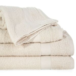 Jednofarebný béžový uterák ADA v klasickom štýle Rozmer: 50x90