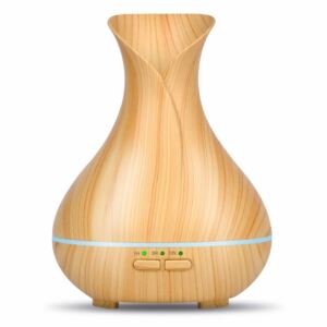 GoldSun Aroma Difuzér "Tulipán MINI 150ml" osviežovač a zvlhčovač vzduchu - svetlé drevo
