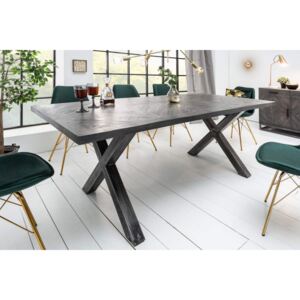 Dizajnový jedálenský stôl Allen Home 200 cm, sivé mango