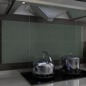 Kuchynská zástena, biela 120x50 cm, tvrdené sklo