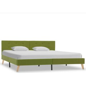 Rám postele zelený 180x200 cm látkový