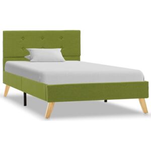 Rám postele zelený 100x200 cm látkový