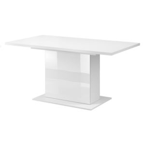 Rozkladací stôl Master MA10, Farby: biely / biely lesk