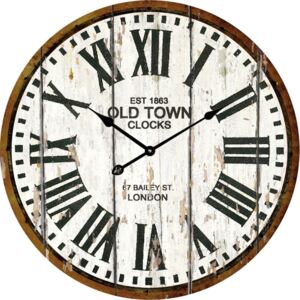 Postershop Nástenné sklenené hodiny: Old Town Clocks