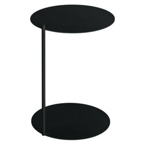NOO.MA Čierny odkladací stolík Ande 40 × 40 × 55 cm