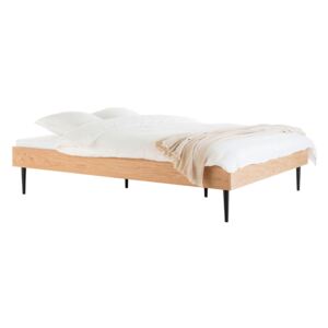 NOO.MA Drevená posteľ Streiko – 140 x 200 cm 205 × 145 × 40 cm