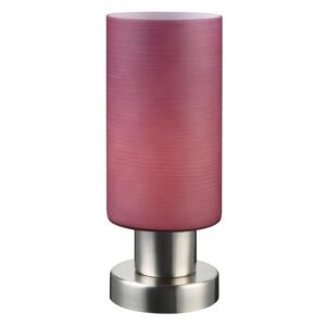 Moderná stolová lampa so skleneným tienidlom LIKA 01-437 Redo