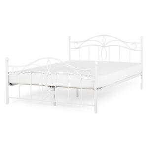 Manželská posteľ 180 cm ANTALIA (s roštom) (biela). Akcia -22%. Vlastná spoľahlivá doprava až k Vám domov