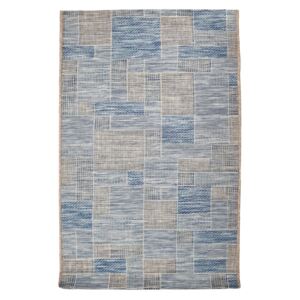 Kusový koberec Terazza 21107-733 Ivory Silver/Blue - 80x150 cm