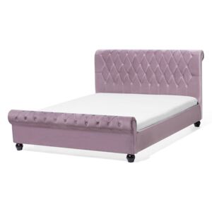 Manželská posteľ 140 cm ARCHON (s roštom) (ružová). Akcia -23%. Vlastná spoľahlivá doprava až k Vám domov