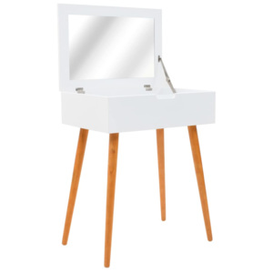 Toaletný stolík so zrkadlom MDF 60x40x75 cm