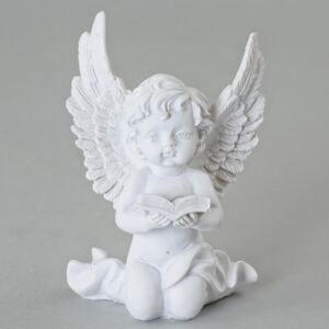 Anjel polyres.biely mix 12cm