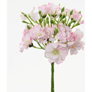 Kvet jabloň zväzok bielo-ružový 18cm