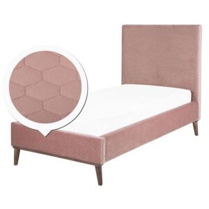 Jednolôžková posteľ 90 cm BARON (s roštom) (ružová). Akcia -22%. Vlastná spoľahlivá doprava až k Vám domov