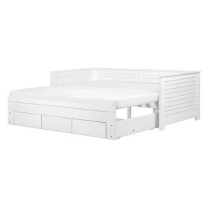 Rozkladacia posteľ 91 cm CAJUN (s roštom) (biela). Akcia -25%. Vlastná spoľahlivá doprava až k Vám domov