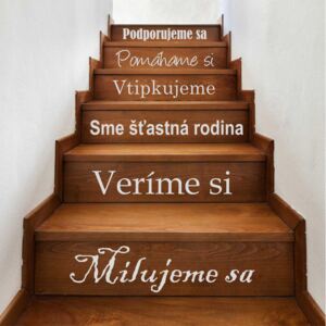 Nálepky na schody -