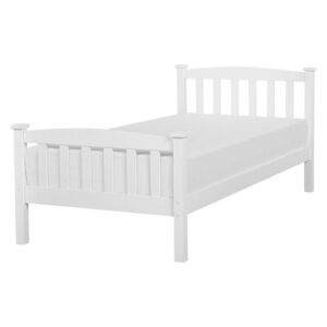 Jednolôžková posteľ 90 cm GERNE (s roštom) (biela). Akcia -8%. Vlastná spoľahlivá doprava až k Vám domov