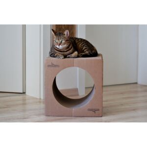 Ekologické kartónové škrabadlo - tunel 37x37x37 cm, Happy claw, Výber Kupujem pre svoju mačku