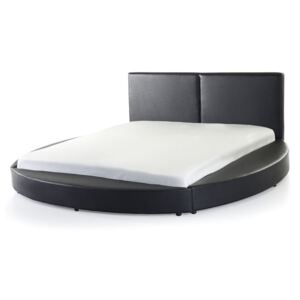 Manželská posteľ 180 cm LOMA (s roštom) (čierna). Akcia -14%. Vlastná spoľahlivá doprava až k Vám domov