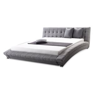 Manželská posteľ 180 cm LILLY (s roštom) (sivá). Akcia -20%. Vlastná spoľahlivá doprava až k Vám domov