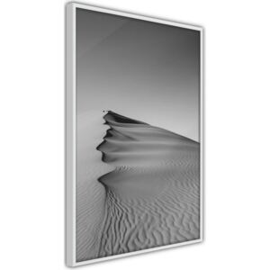 Bimago Zarámovaný obraz - Wave of Sand Biely rám 40x60 cm