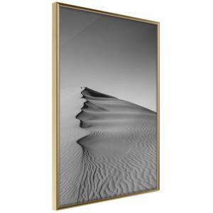 Bimago Zarámovaný obraz - Wave of Sand Zlatý rám 40x60 cm