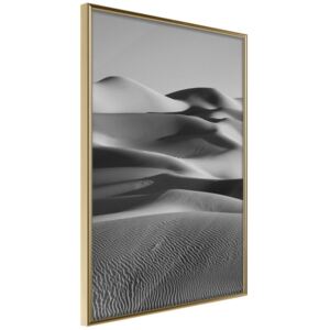Bimago Zarámovaný obraz - Ocean of Sand II Zlatý rám 40x60 cm