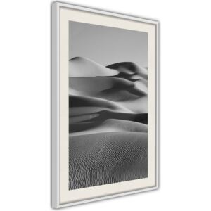 Bimago Zarámovaný obraz - Ocean of Sand II Biely rám s paspartou 40x60 cm