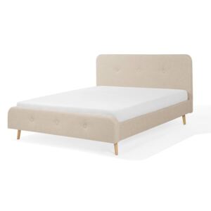 Manželská posteľ 160 cm ROME (s roštom) (béžová). Akcia -22%. Vlastná spoľahlivá doprava až k Vám domov