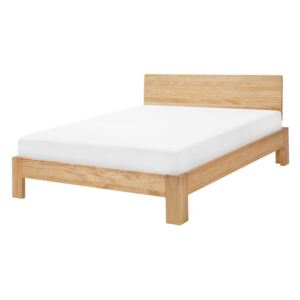 Manželská posteľ 160 cm ROYAL (s roštom) (svetlé drevo). Akcia -24%. Vlastná spoľahlivá doprava až k Vám domov