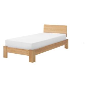 Jednolôžková posteľ 90 cm ROYAL (s roštom) (svetlé drevo). Akcia -23%. Vlastná spoľahlivá doprava až k Vám domov