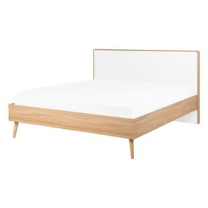 Manželská posteľ 140 cm SERVI (s roštom) (svetlé drevo). Akcia -28%. Vlastná spoľahlivá doprava až k Vám domov