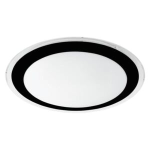 Eglo 99404 COMPETA 2 Stropné svietidlo LED D335mm 18W/2000lm 3000K, biela, čierna, číra