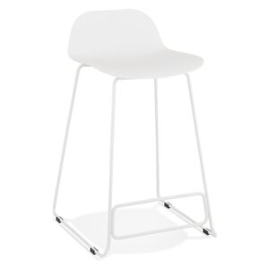 Biela barová stolička Kokoon Slade Mini, výška sedu 66 cm