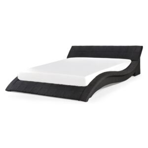 Manželská posteľ 180 cm VICHA (s roštom) (čierna). Akcia -19%. Vlastná spoľahlivá doprava až k Vám domov