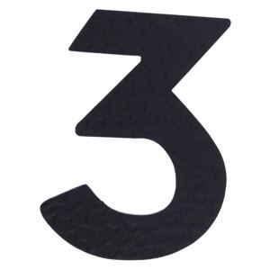 Kovaná číslica "3" čierna
