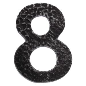 Kovaná číslica "8" striebro