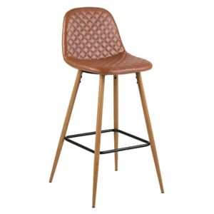 Wilma barová stolička hnedá/natur