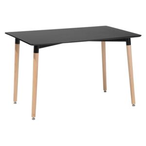Jedálenský stôl Falk (pre 4 osoby) (čierna). Vlastná spoľahlivá doprava až k Vám domov. 1009390