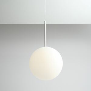 Aldex BALIA | Elegantná závesná lampa s tienidlom z mliečneho skla Farba: Biela