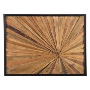 Nástenná dekorácia Mingora (svetlé drevo). Akcia -22%. Vlastná spoľahlivá doprava až k Vám domov