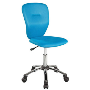Kancelárska stolička COLOR, 83-93x40x40x44-54, modrá