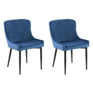 Set 2ks. jedálenských stoličiek Soho (modrá). Akcia -20%. Vlastná spoľahlivá doprava až k Vám domov