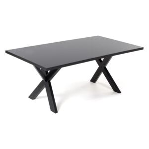 Jedálenský stôl Lupla (pre 8 osôb) (čierna). Akcia -25%. Vlastná spoľahlivá doprava až k Vám domov