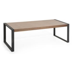 Jedálenský stôl Post (pre 8 osôb) (tmavé drevo). Akcia -31%. Vlastná spoľahlivá doprava až k Vám domov