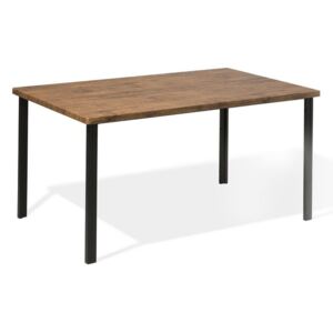 Jedálenský stôl Lasido (pre 6 osôb) (čierna). Akcia -25%. Vlastná spoľahlivá doprava až k Vám domov