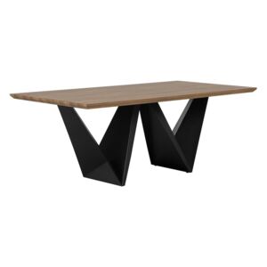 Jedálenský stôl Sidon (pre 8 osôb) (tmavé drevo). Akcia -7%. Vlastná spoľahlivá doprava až k Vám domov