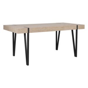 Jedálenský stôl Aden (pre 6 osôb) (svetlé drevo). Akcia -14%. Vlastná spoľahlivá doprava až k Vám domov