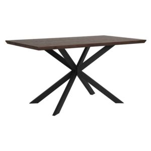 Jedálenský stôl Spector (pre 6 osôb) (tmavé drevo). Akcia -10%. Vlastná spoľahlivá doprava až k Vám domov