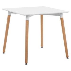 Jedálenský stôl Barto (pre 4 osoby) (biela). Akcia -10%. Vlastná spoľahlivá doprava až k Vám domov